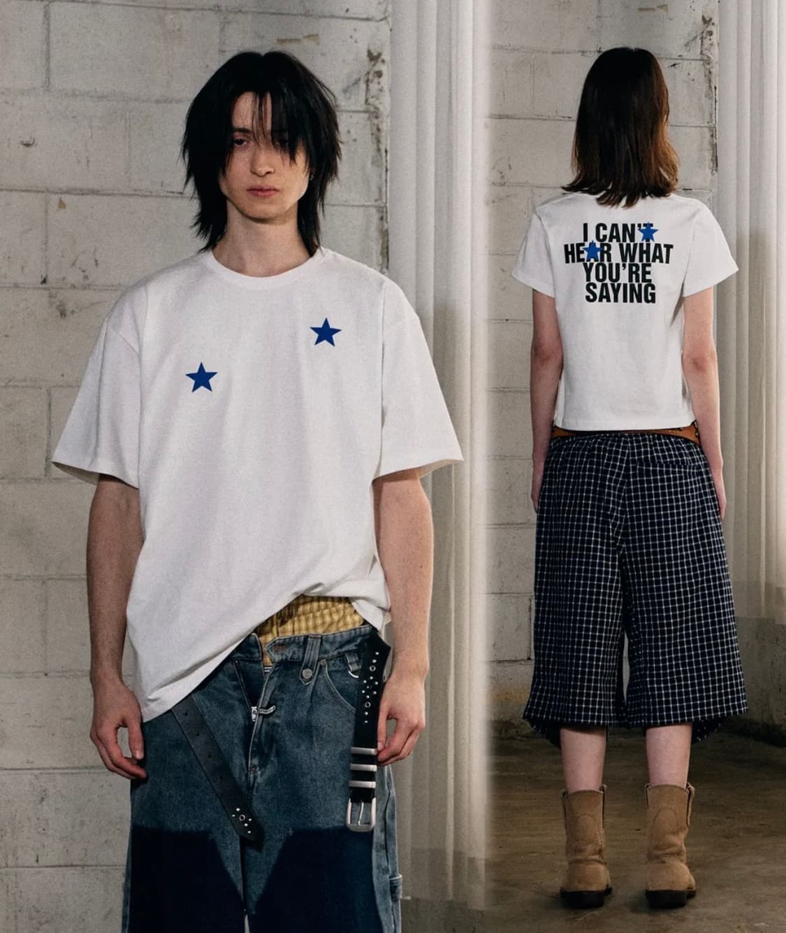 더바이닐하우스 star tee white 상품이미지3