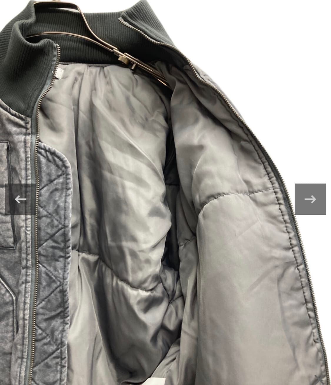 일본 브랜드 Laguagem BIG POCKET COTTON MA-1 ㄱ 상품이미지2