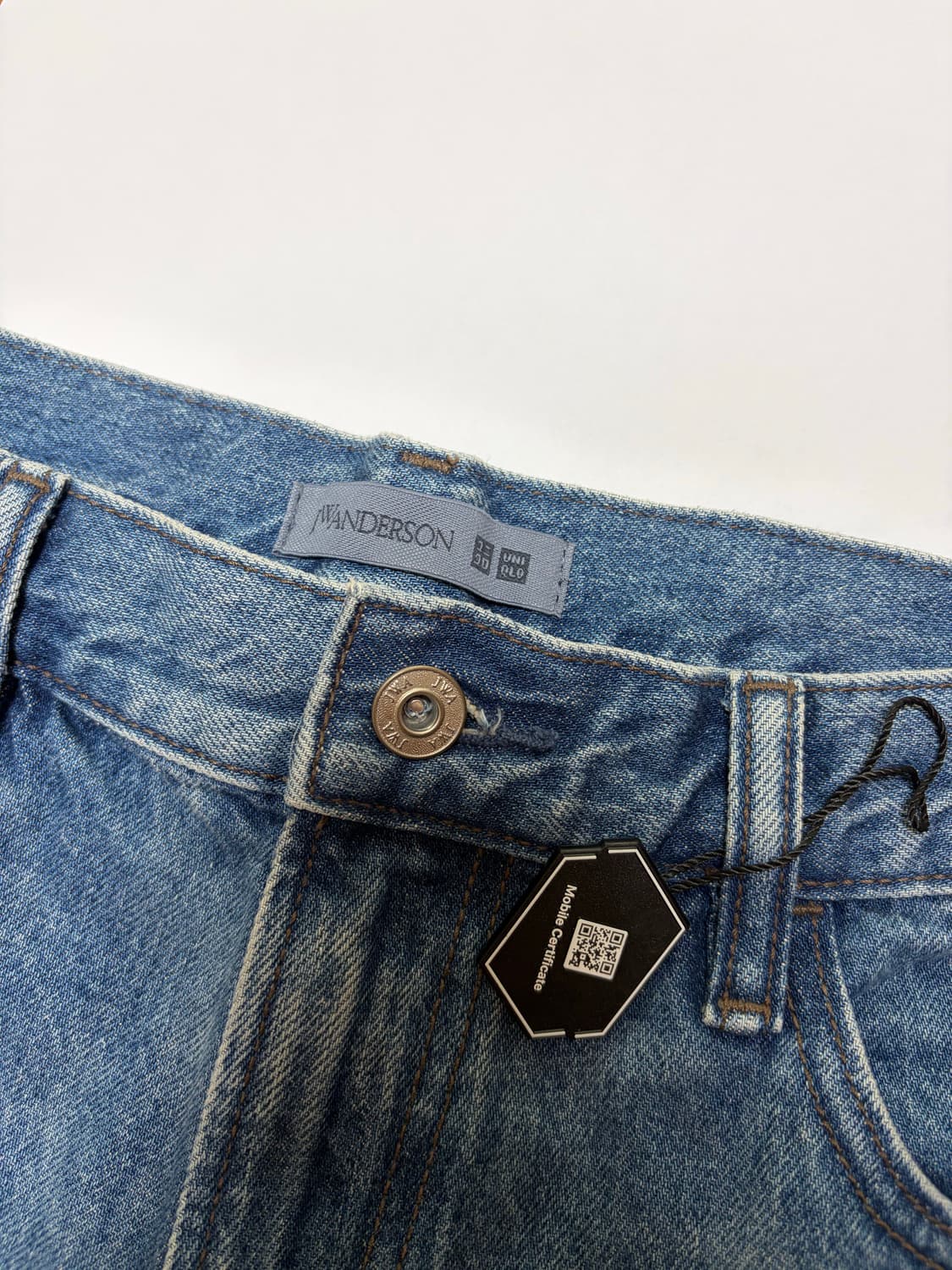 [29] 유니클로 JW앤더슨 스트레이트진 65 블루 일본판 상품이미지3