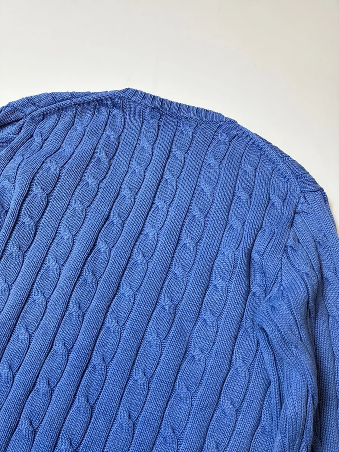 폴로 랄프로렌 코튼 브이넥 꽈배기 니트 PN8225 상품이미지5