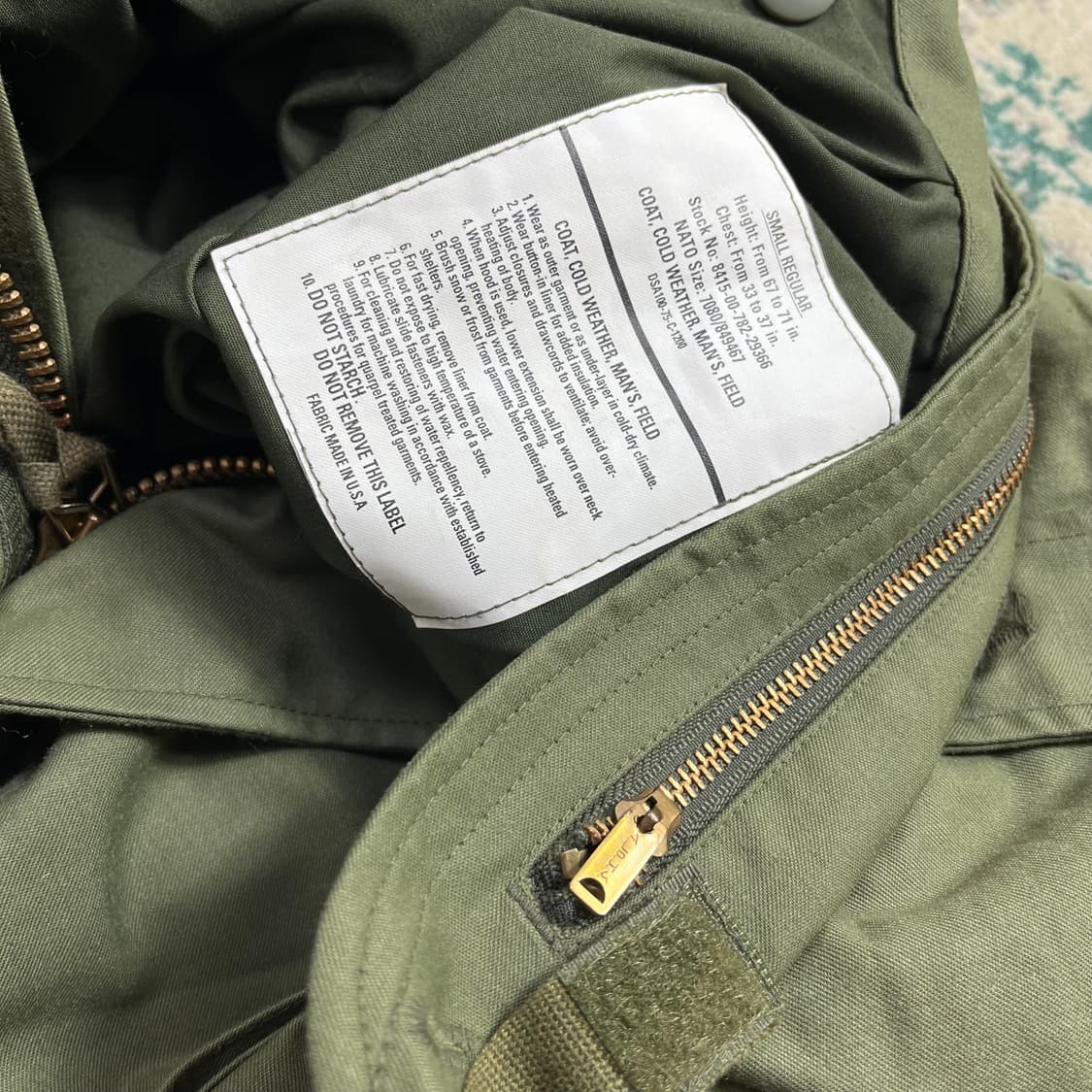 Alpha M65 Usa Army 알파 필드 자켓(S-R) 상품이미지3