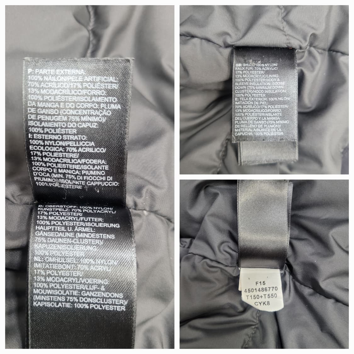 노스페이스 하이벤트 후드 구스 다운 패딩 자켓 / 여 S 블랙
 상품이미지9