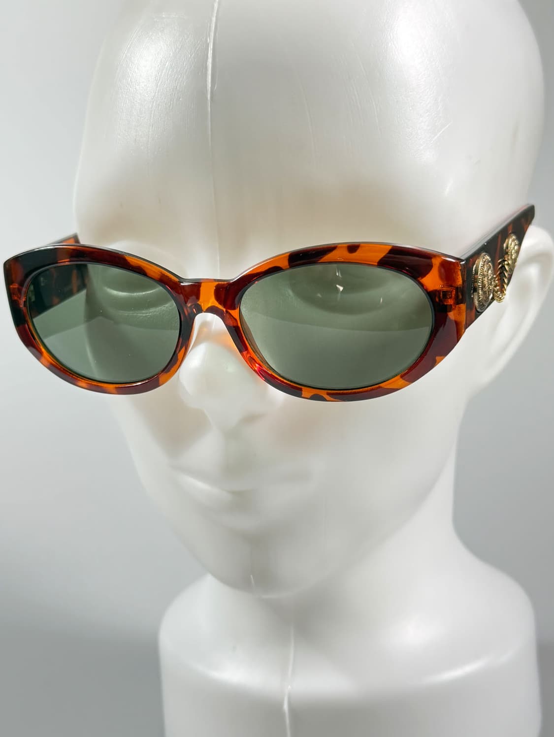 90s JOANNA 레오파드 볼드 스퀘어 빈티지 선글라스 상품이미지9