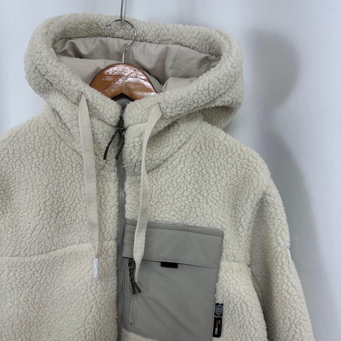   블랙야크 남자 뽀글이 기모 후드자켓 100 상품이미지2