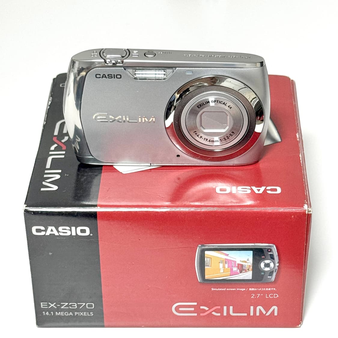 카시오 엑슬림 Z370 실버 빈티지디카 상품이미지5