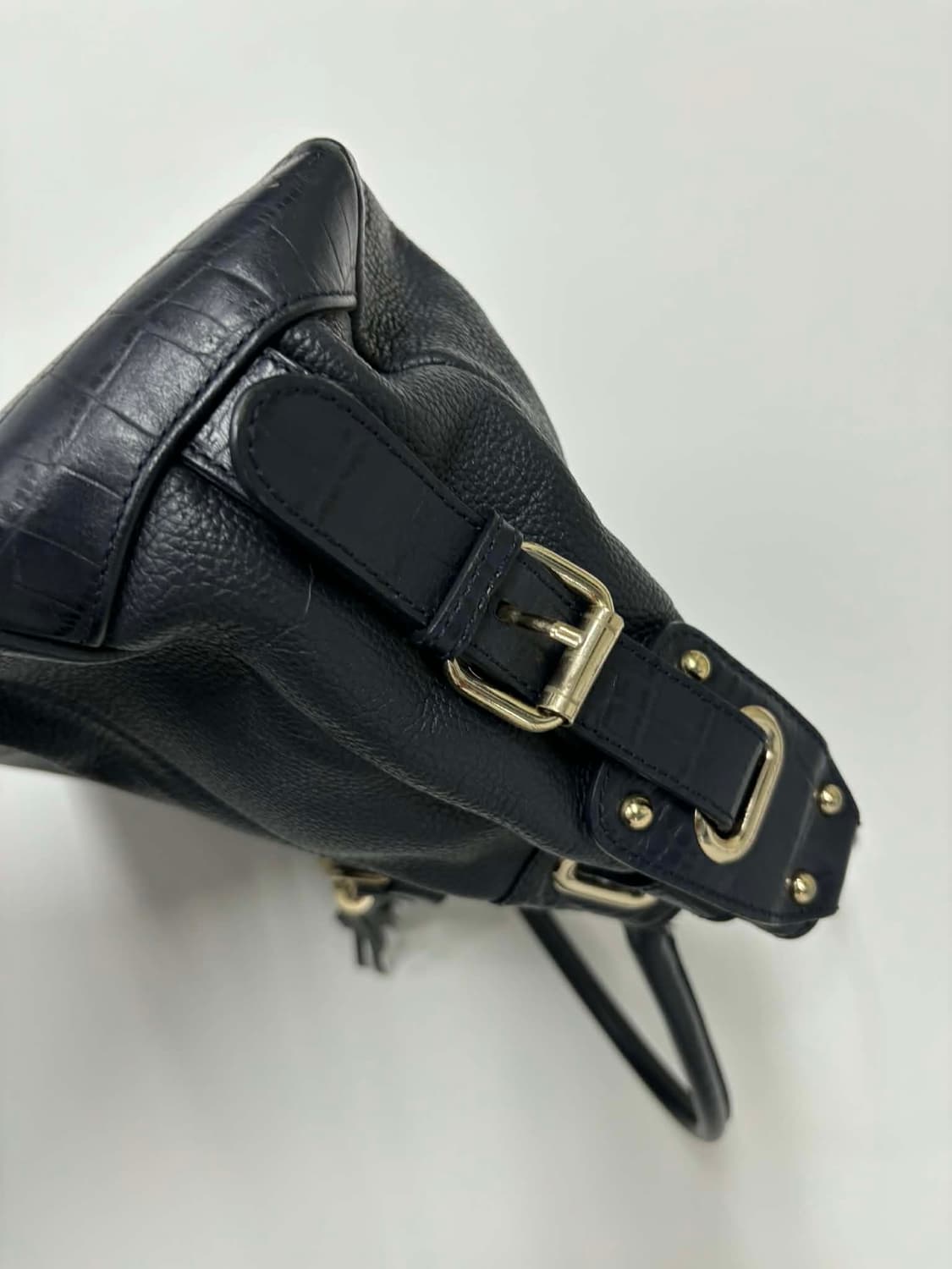 발렌시아가 BB 가죽 테슬 숄더 토트백 상품이미지5