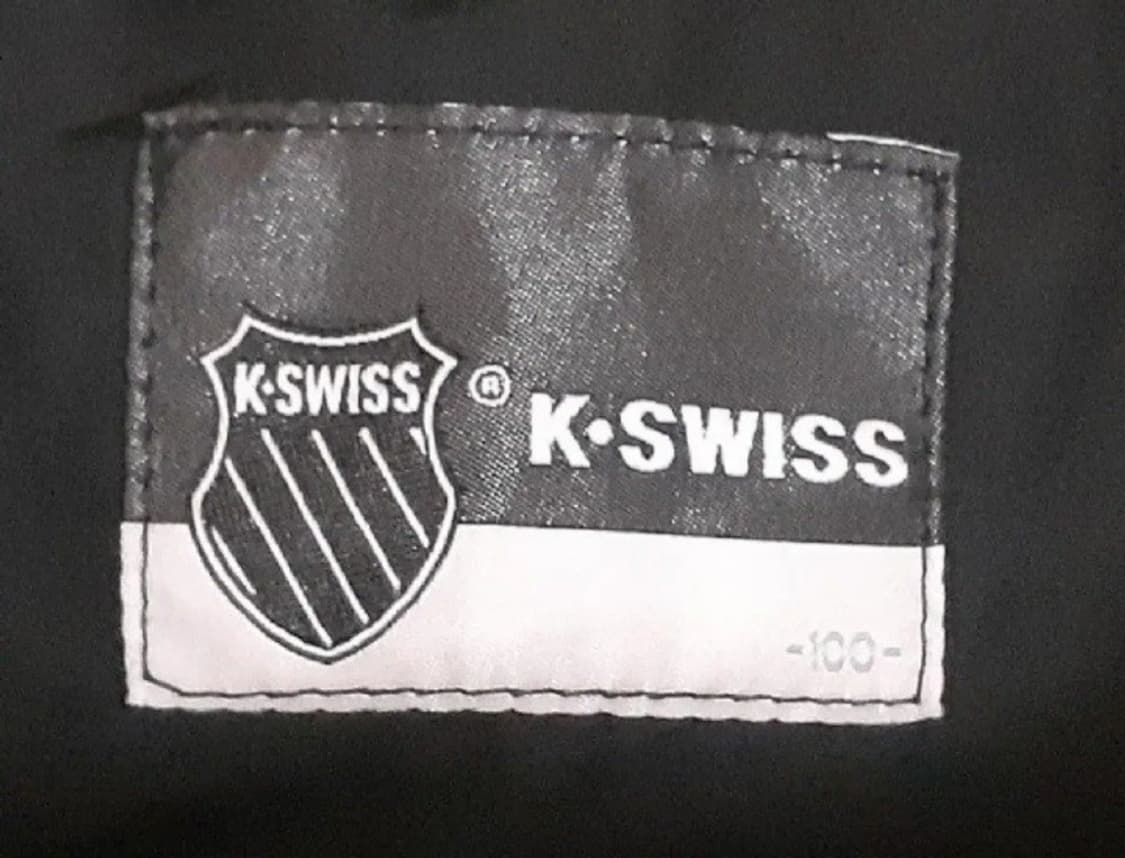 00s K SWISS 케이스위스 올드스쿨 바람막이 자켓 블랙 100 상품이미지4