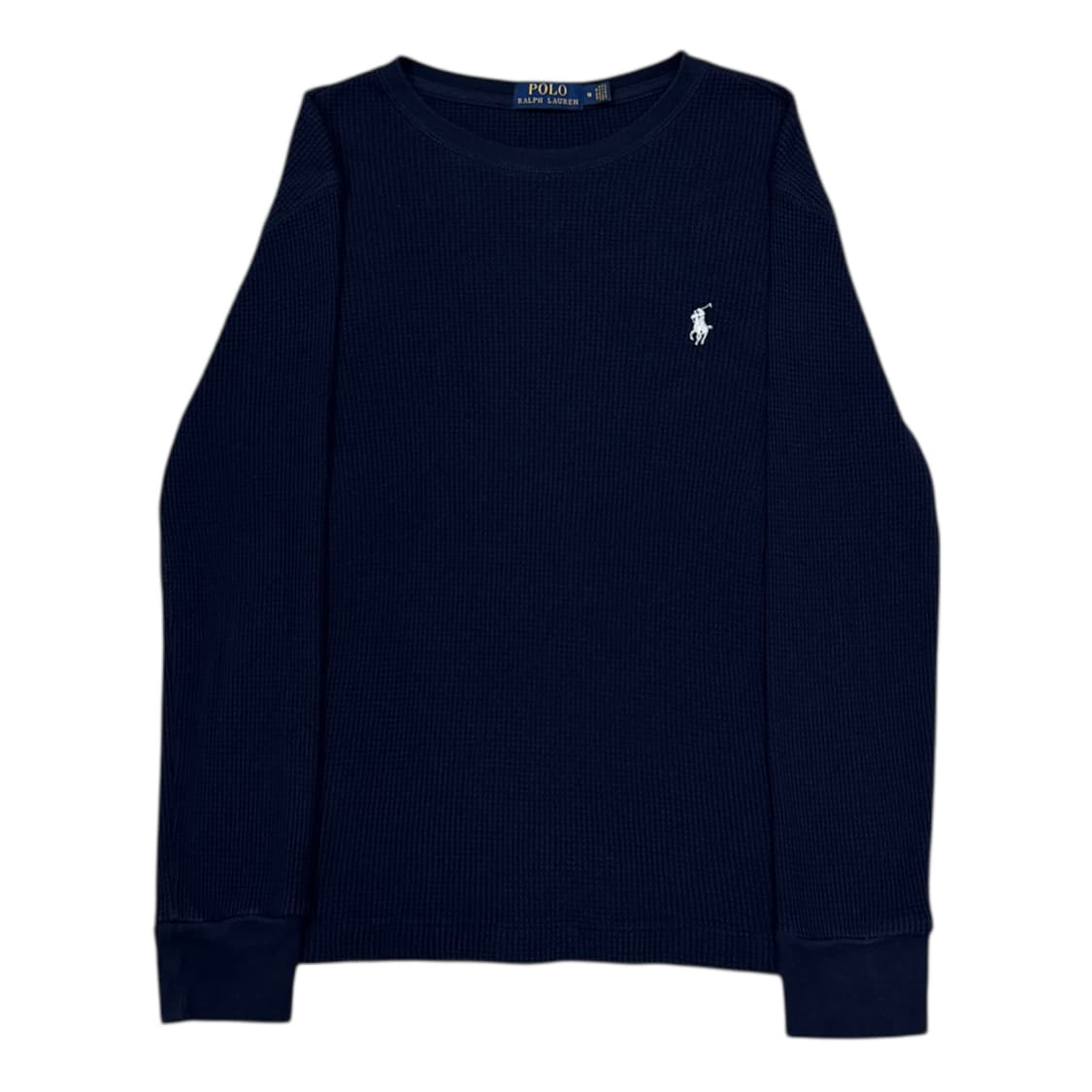 폴로 랄프로렌 와플 롱슬리브 긴팔 네이비 M 상품이미지1