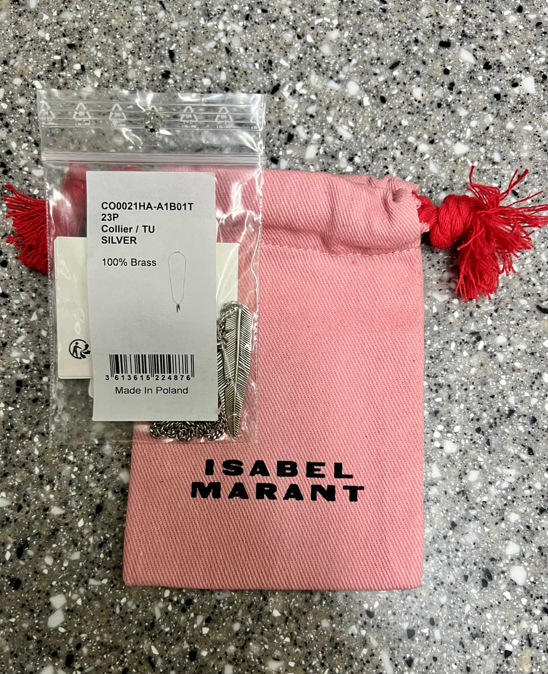 이자벨 마랑 실버 브라스 네크리스 상품이미지4