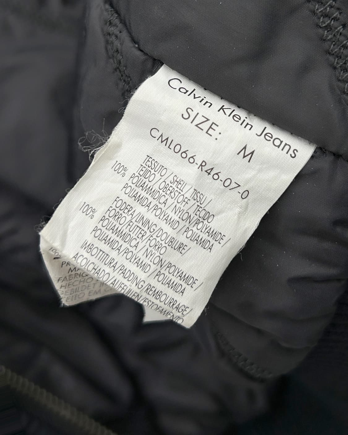 캘빈 클라인 00s 유틸리티 멀티 포켓 봄버 자켓 상품이미지9