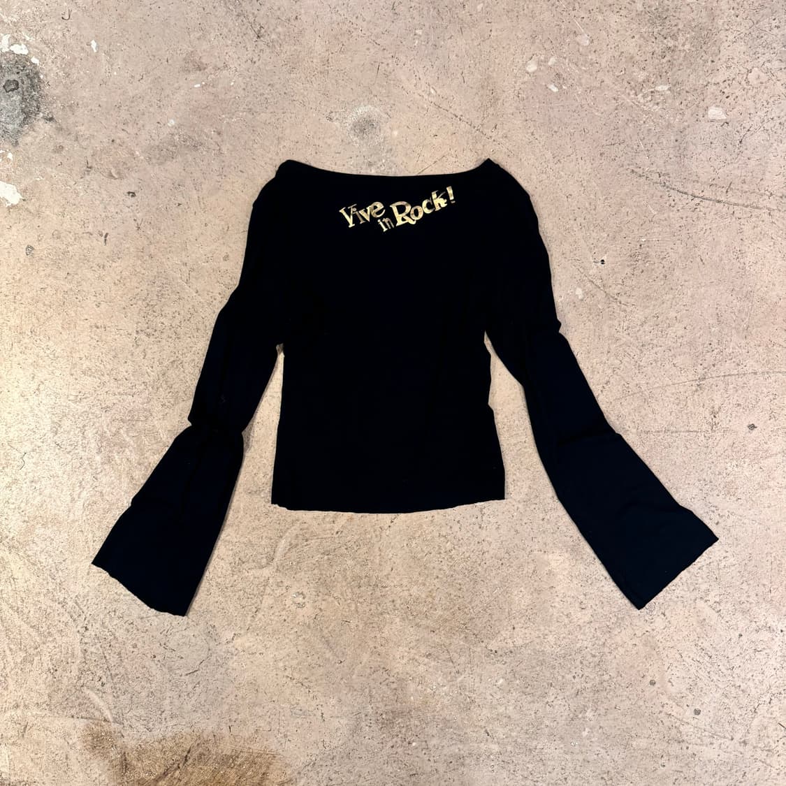 골드 프린팅 롱슬리브 상품이미지6