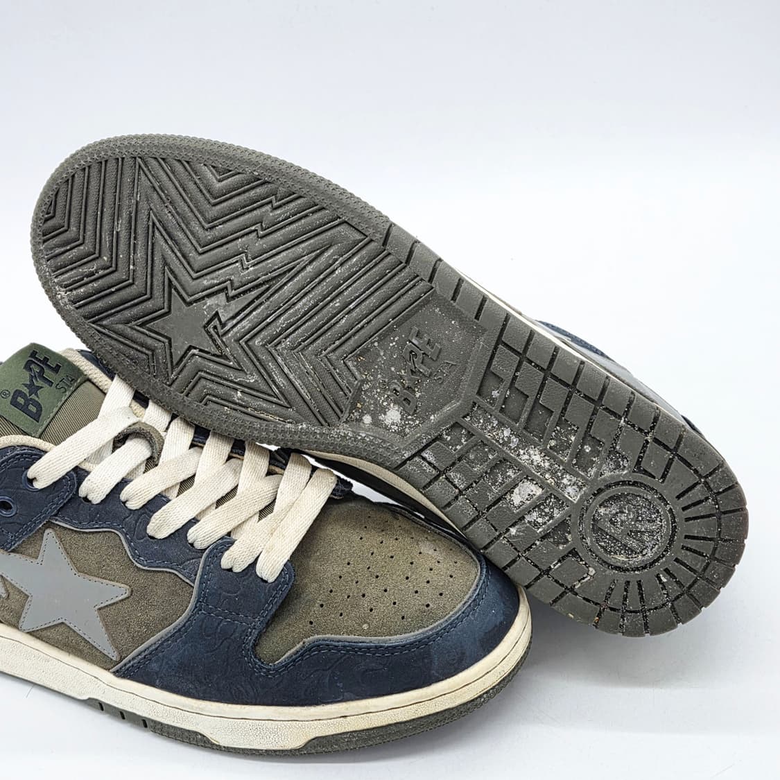 베이프 베이프 Sk8 스타 로우 아미 그린 (290) 상품이미지3