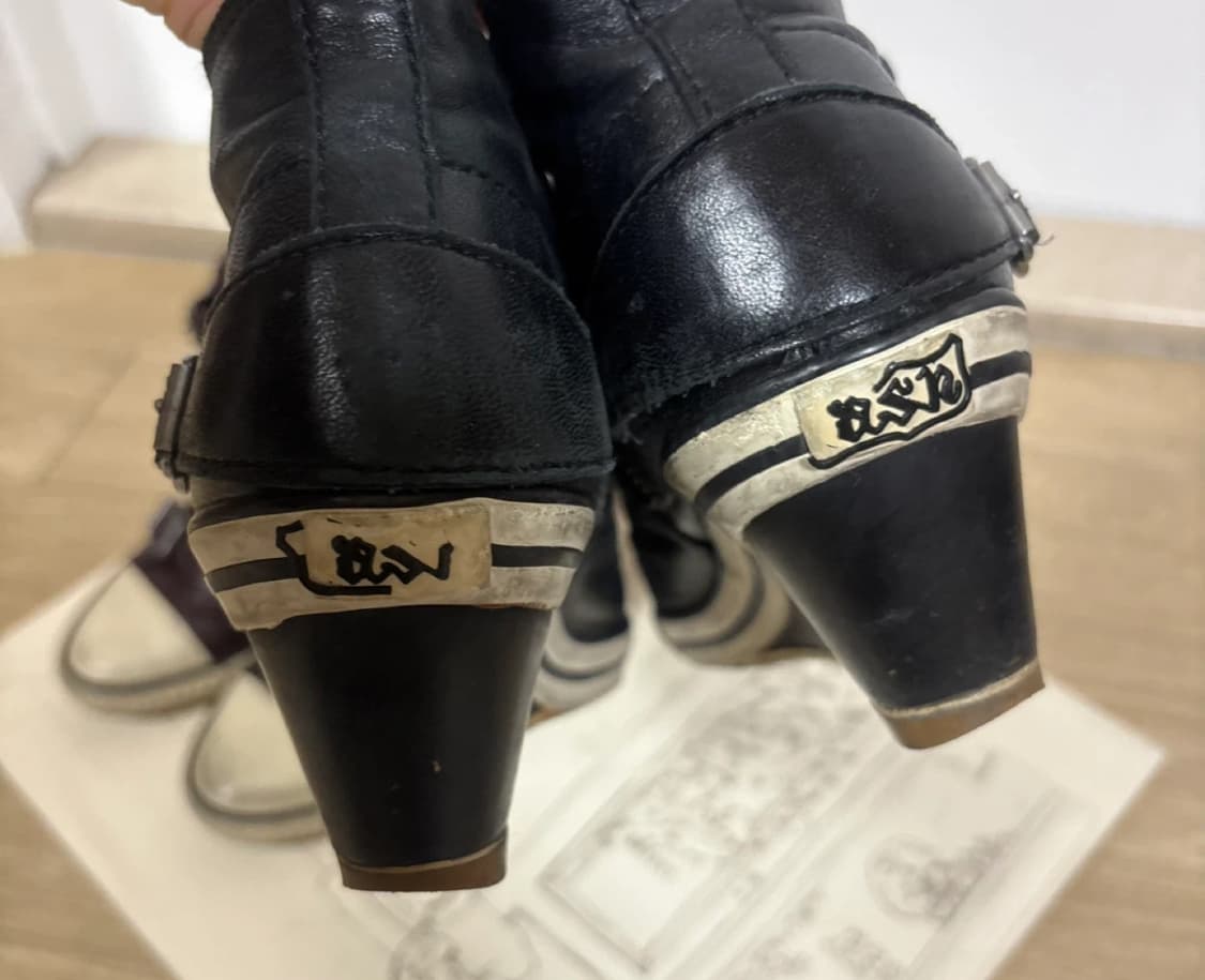 ASH 웨지힐 스니커즈 블랙 35 225mm 상품이미지6