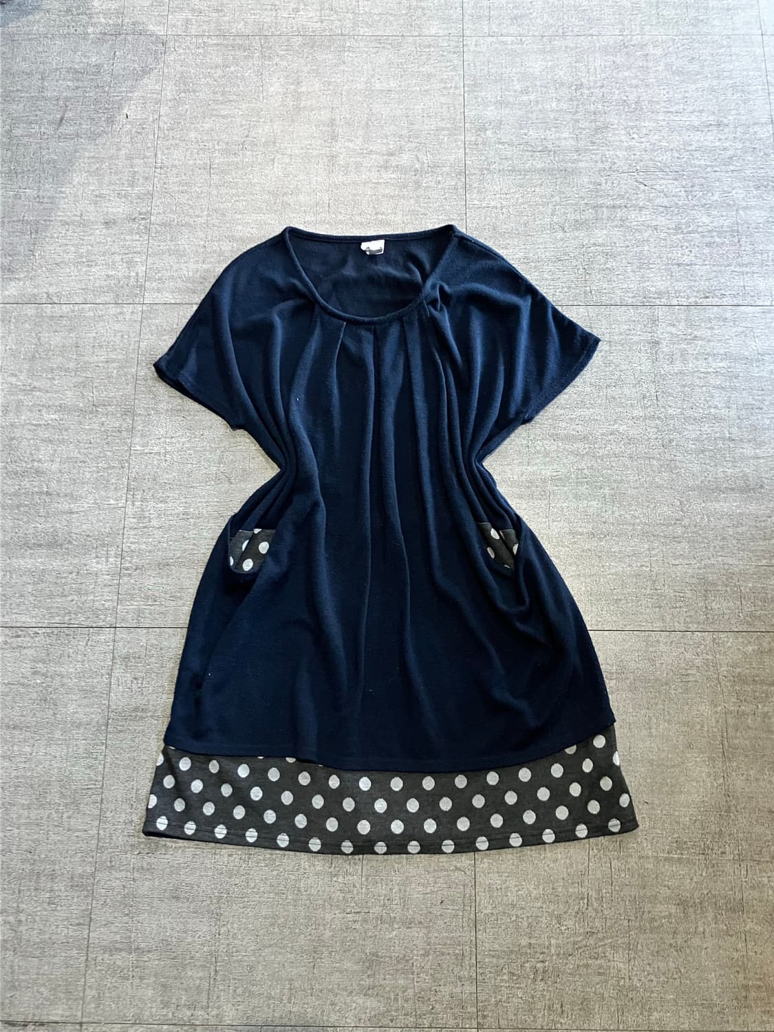 일본빈티지 Rccal 하구미모리걸 달천깔페어리 도트플라워 미디원피스 상품이미지1