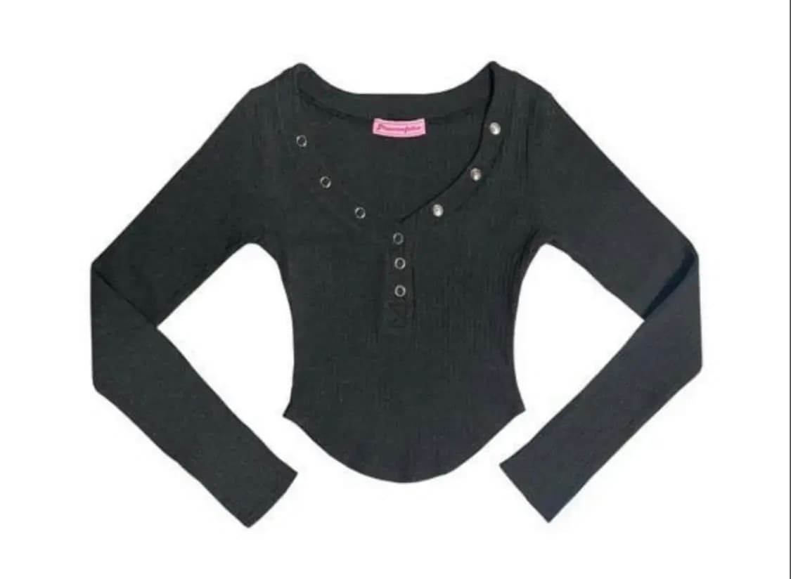 플리즈노팔로우 버니탑 구버전 딥차콜 플노팔 상품이미지1