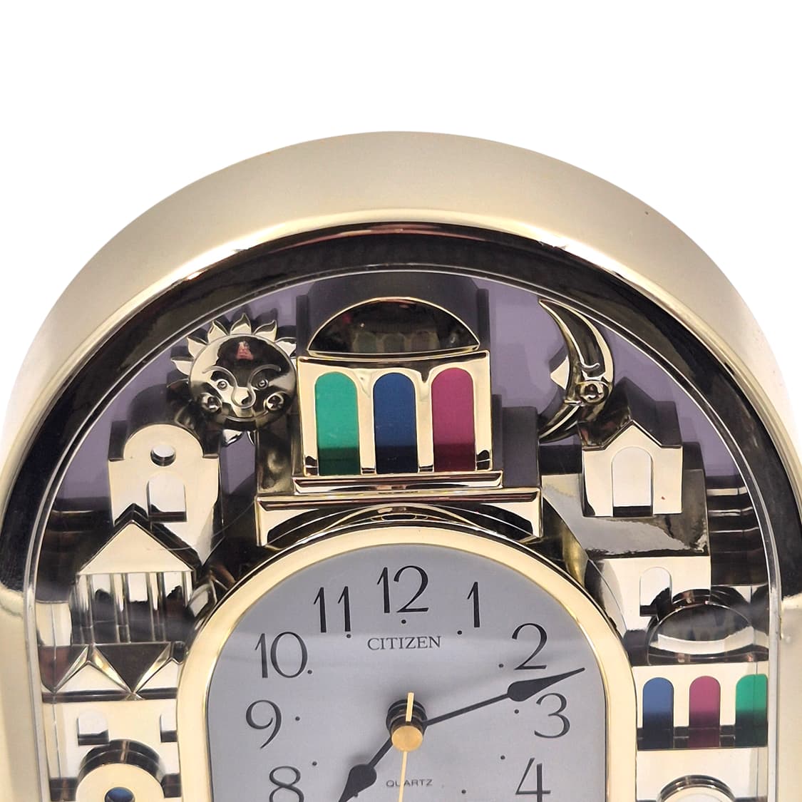90s 시티즌 해와 달 골드돔 판타지 탁상 시계 상품이미지2