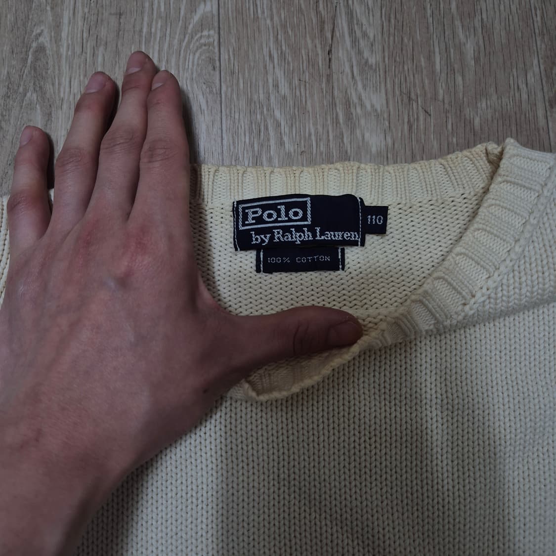 폴로 랄프로렌 스몰포니 코튼 니트 2XL(110) 상품이미지5