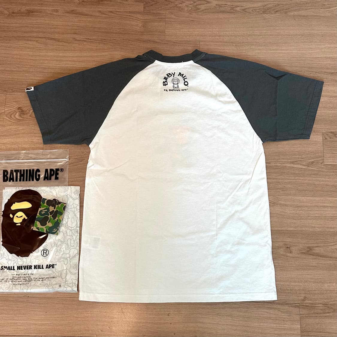 베이프 Bape 25주년 베이비 마일로 반팔티 L 상품이미지3