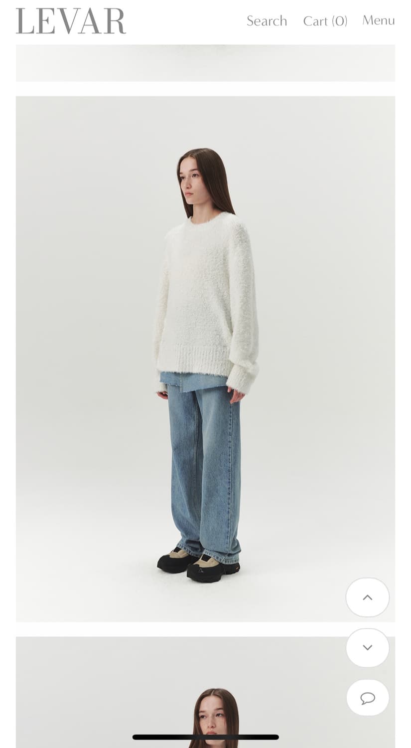 르바 Fluffy Round Knit 상품이미지2