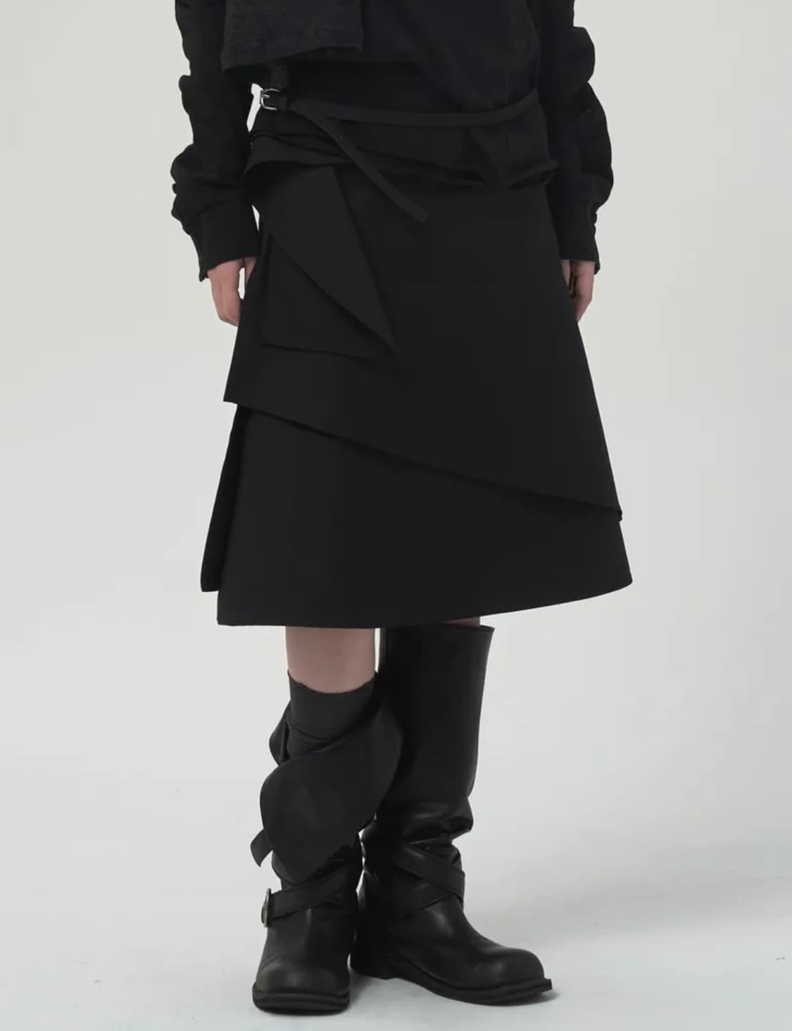 Dsmt 레이어드 스커트 상품이미지1
