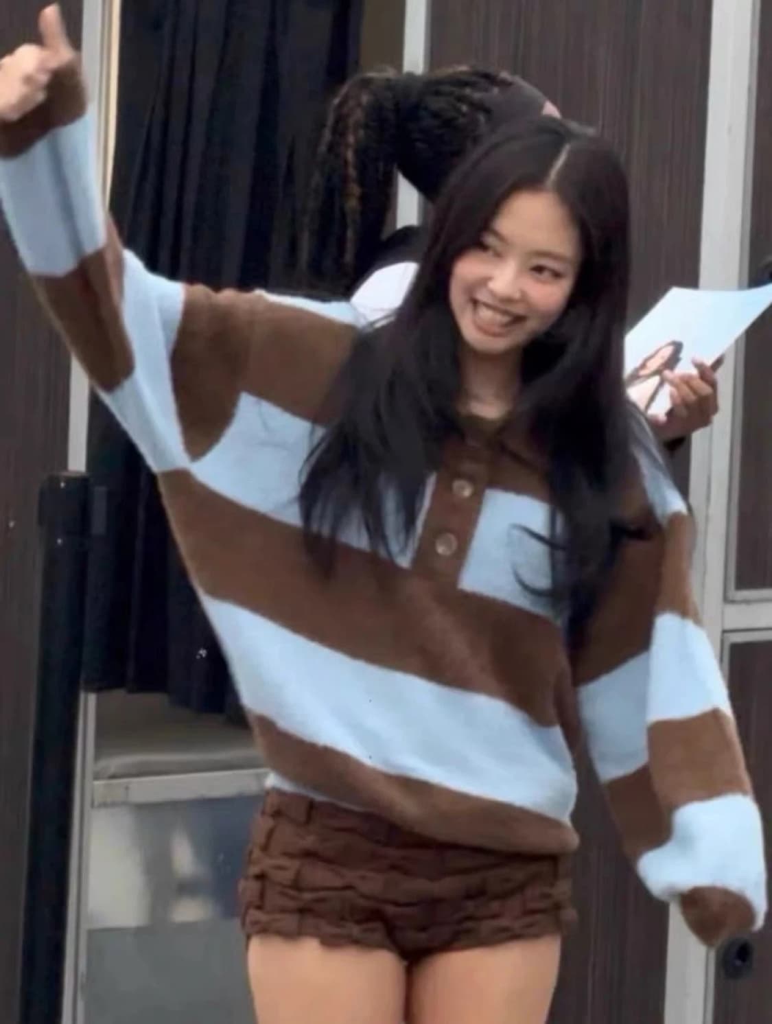 [새상품] 라티젠 럭비 볼드 니트 브라운 상품이미지1