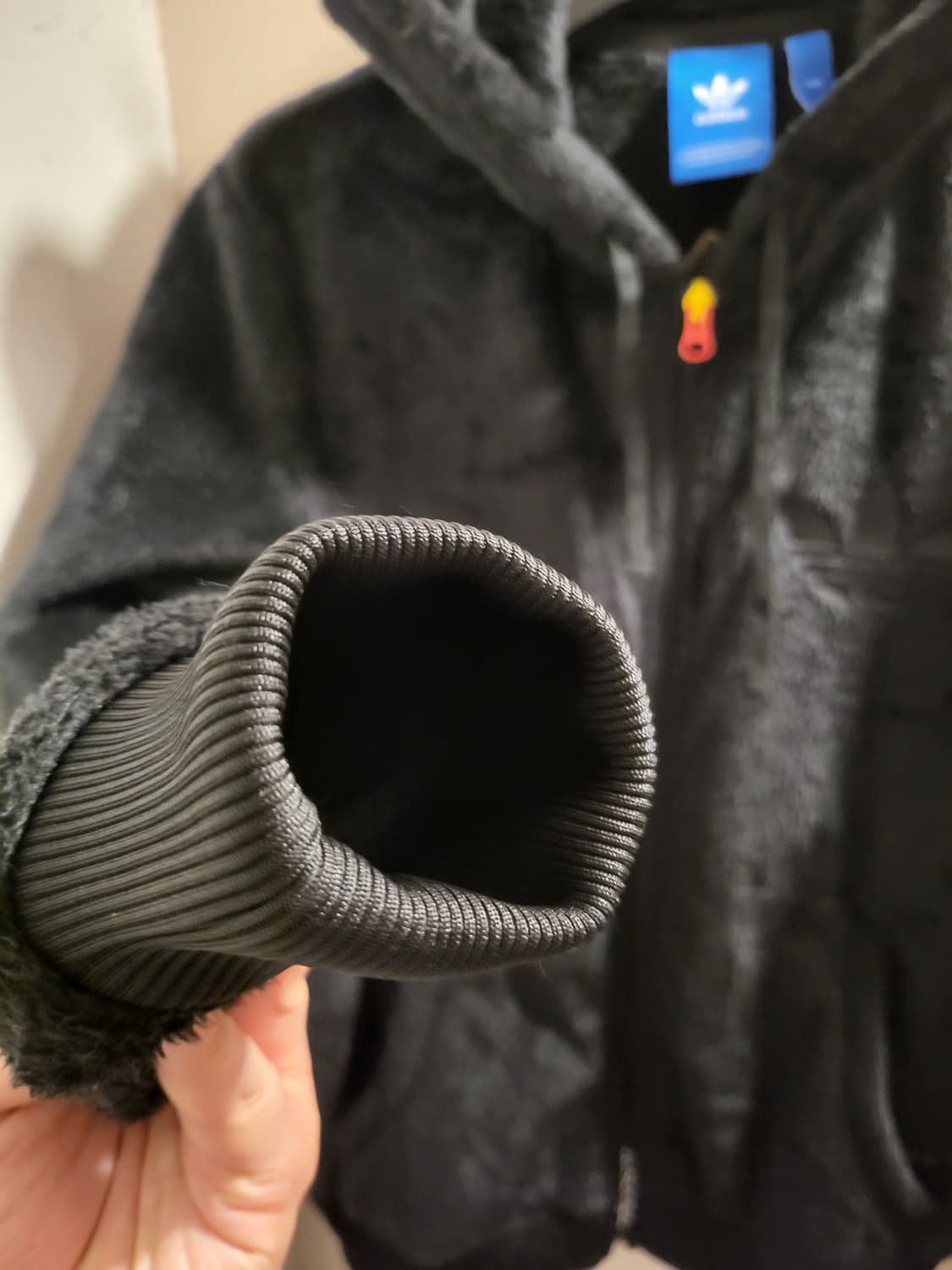 아디다스 플리스 후드 집업 상품이미지4