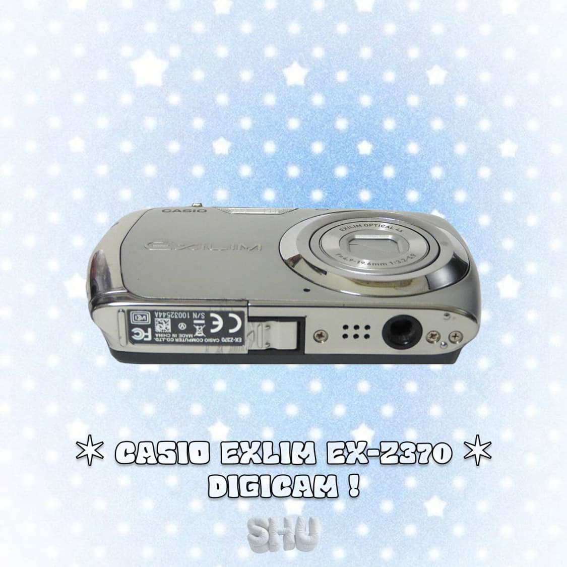 카시오 엑슬림 EX-Z370 빈티지 디카 실버 상품이미지8