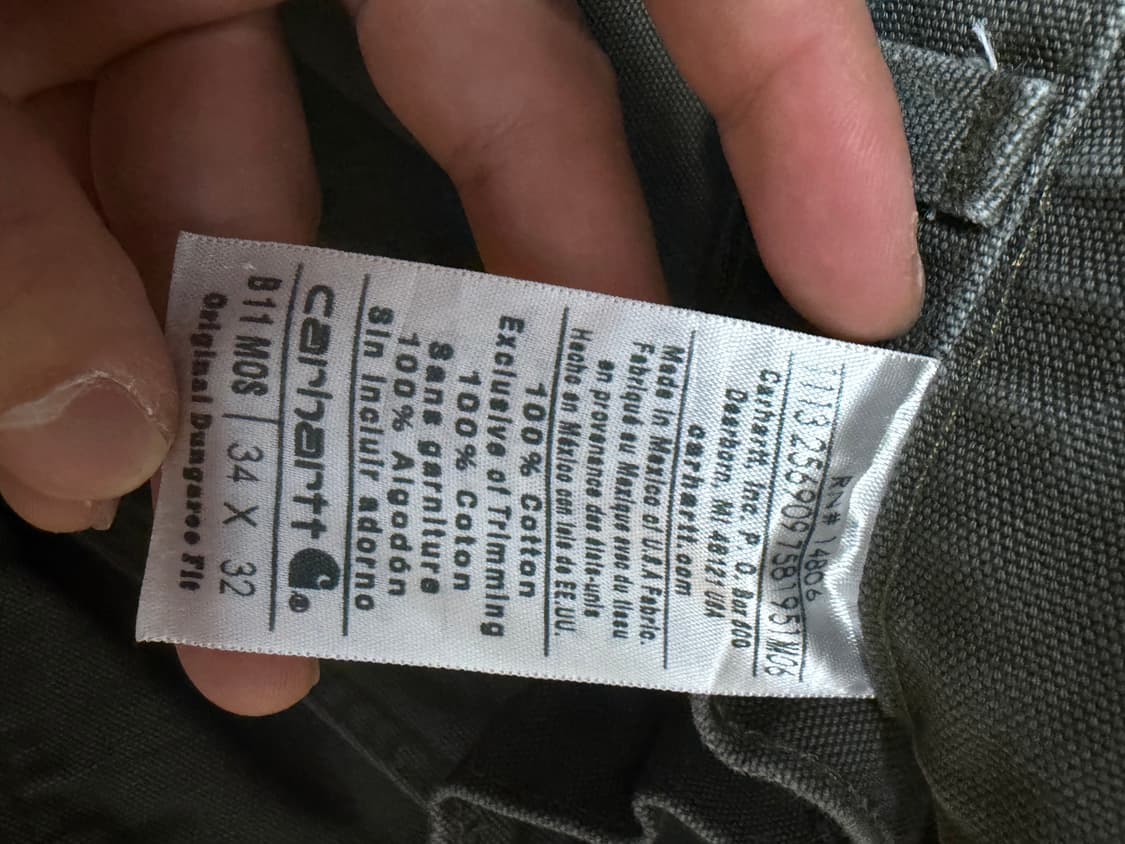 칼하트 싱글니 모스그린 상품이미지4