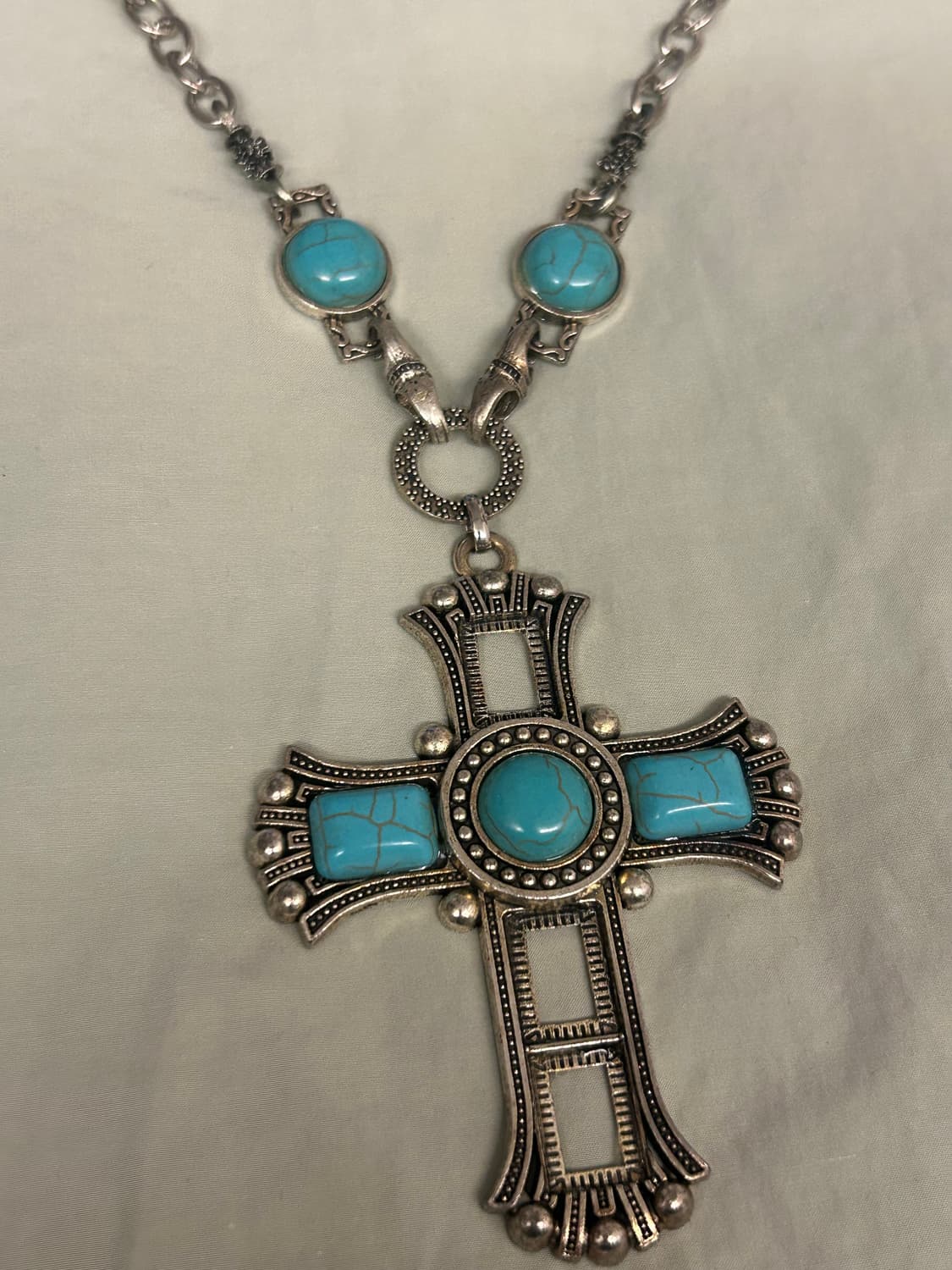 레테 펑크 십자가 목걸이 상품이미지3