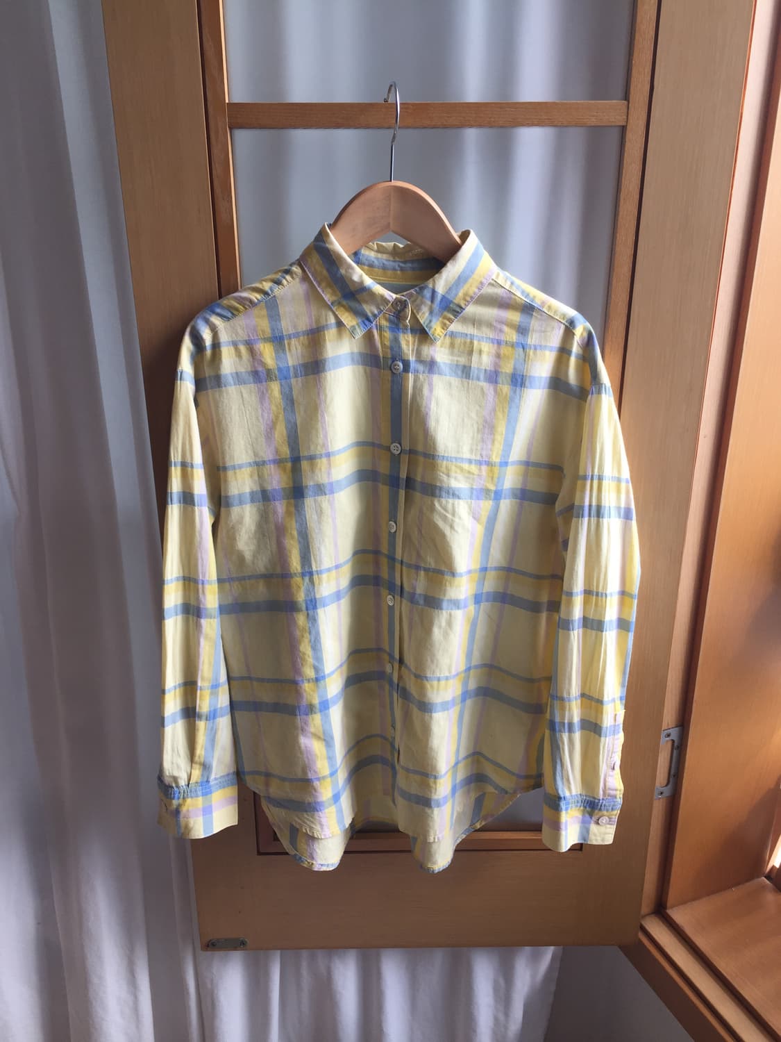 vintage check shirt 상품이미지4