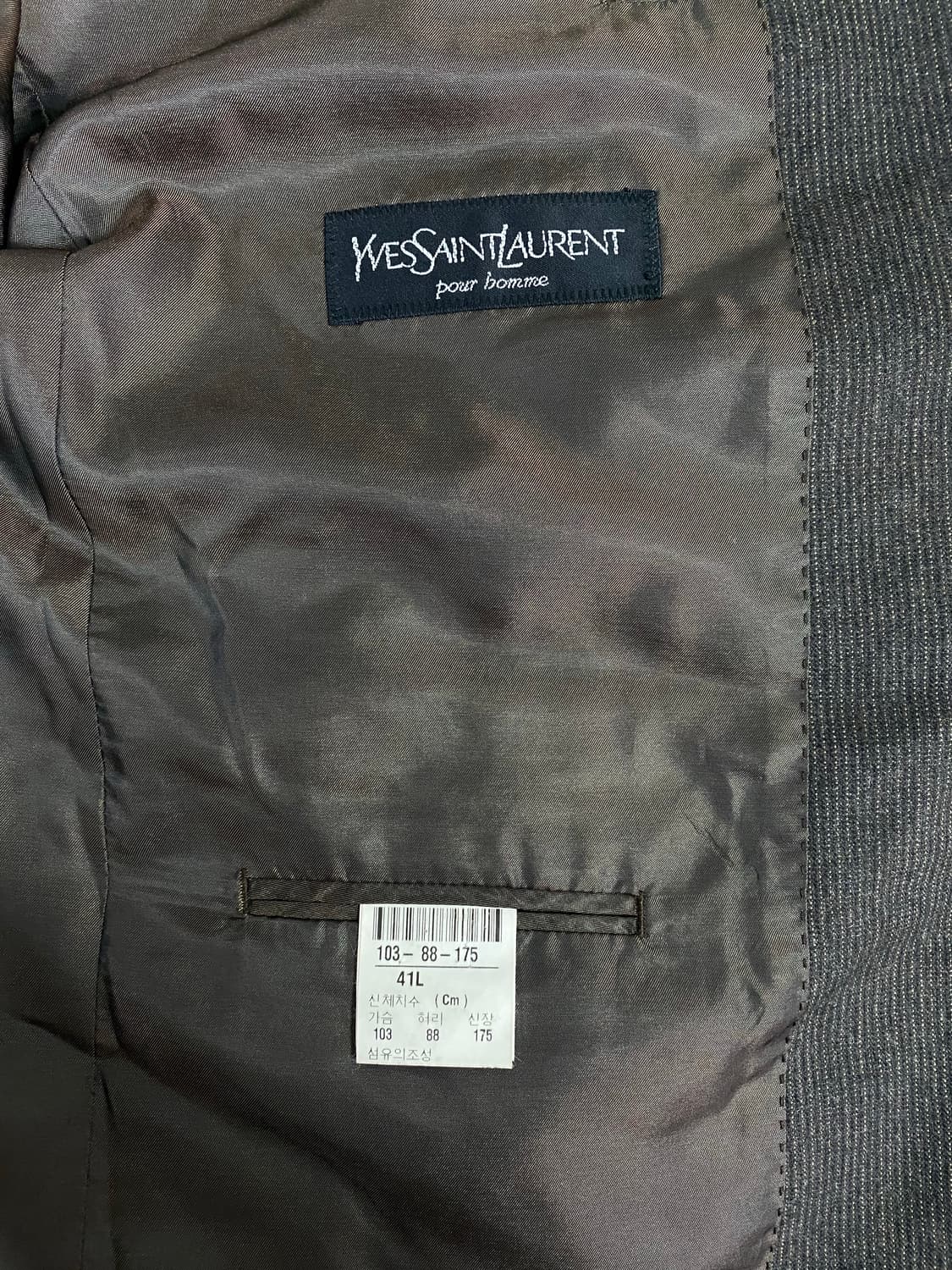 입생로랑 YSL 울 블레이저 자켓 41L  상품이미지5