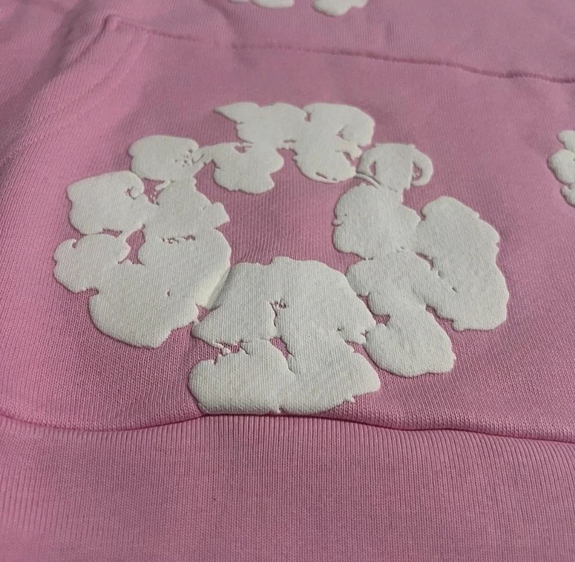 데님 티어스 더 코튼 리쓰 후드티 핑크 상품이미지3