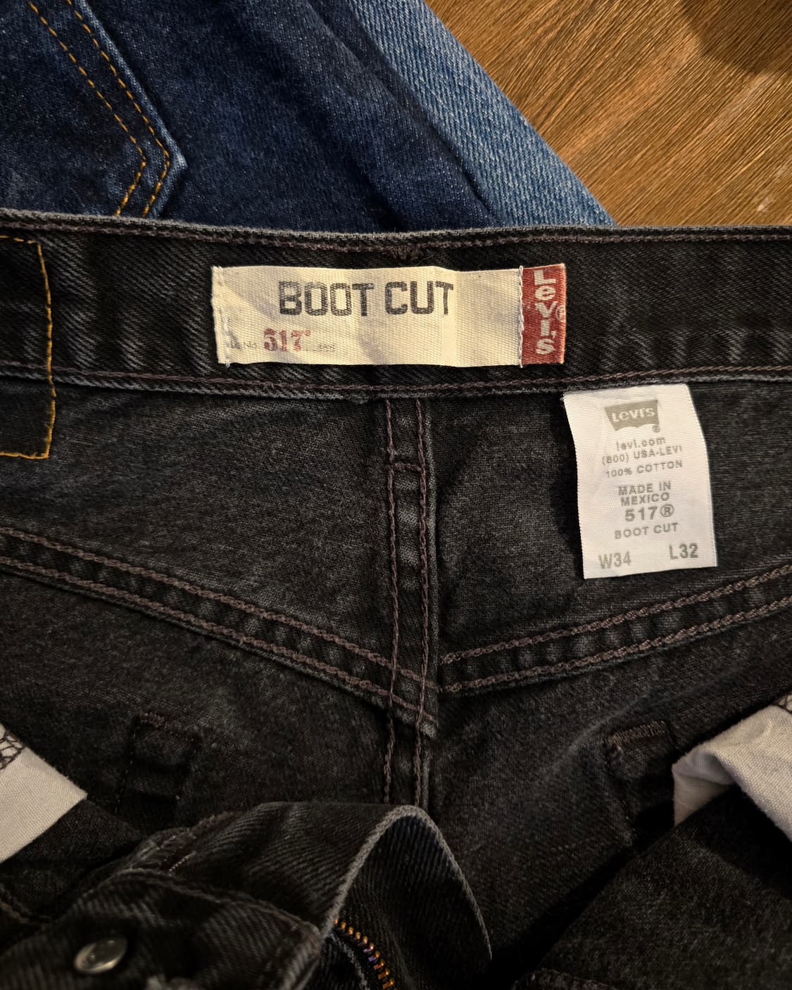 Levis 517 Mexico 흑청 (리바이스 부츠컷) 상품이미지4