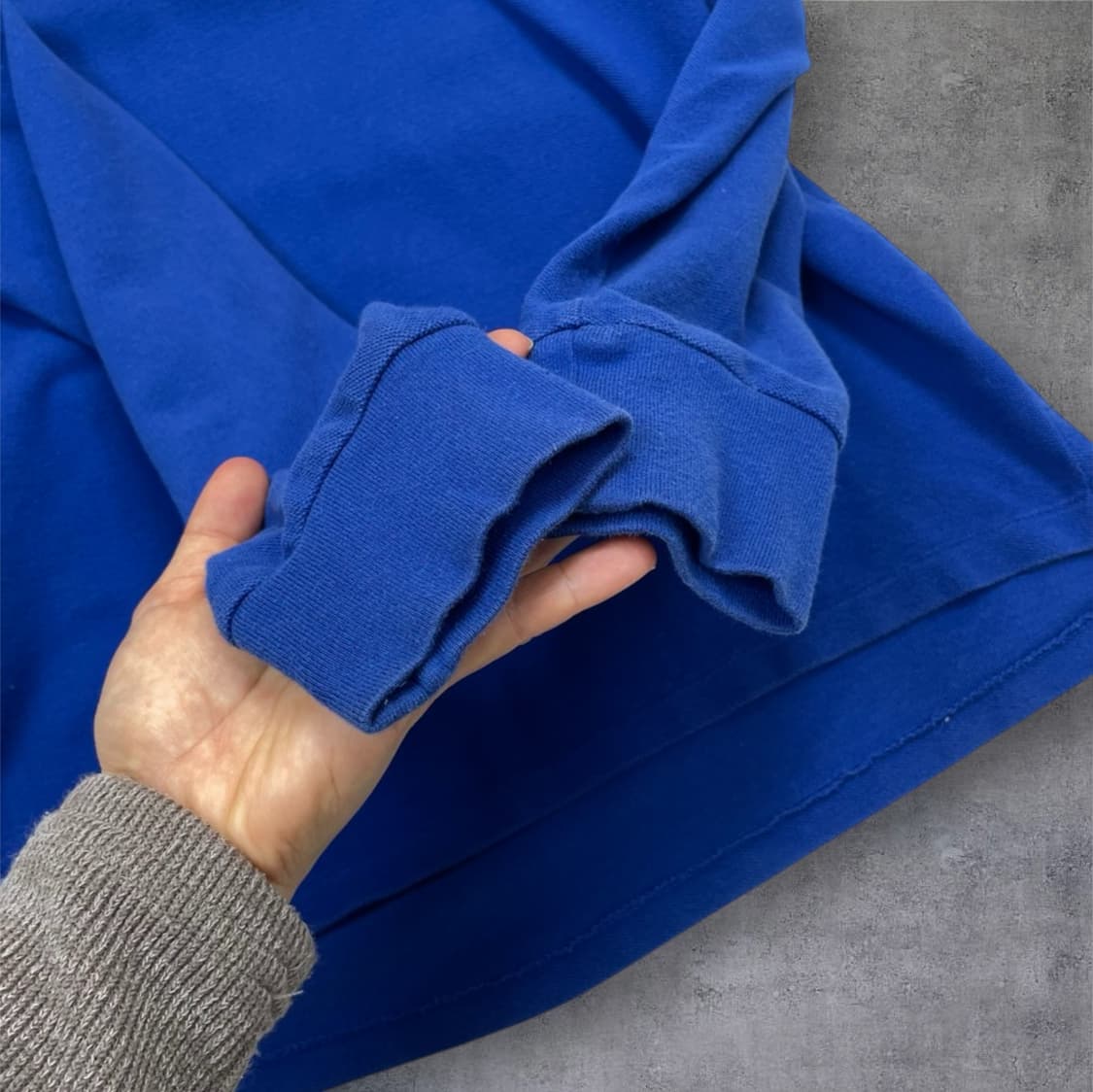 폴로 랄프로렌 블루 빅포니 긴팔 카라티 XL (18-20)  상품이미지5