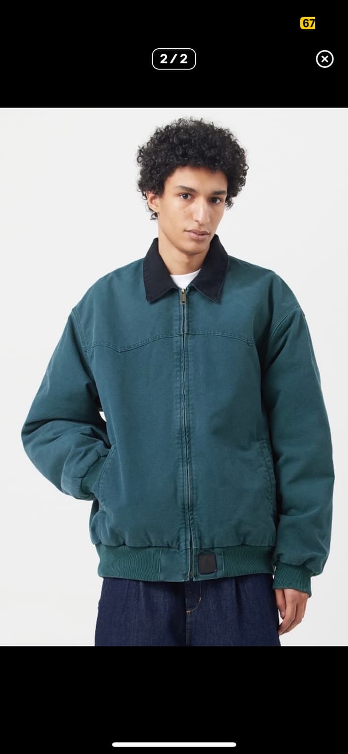 칼하트 wip 산타페 자켓 OG 딥라군 L 상품이미지3