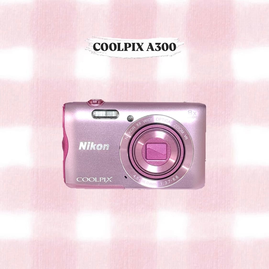 니콘 쿨픽스 A300 (S3700) 핑크 빈티지디카 상품이미지1