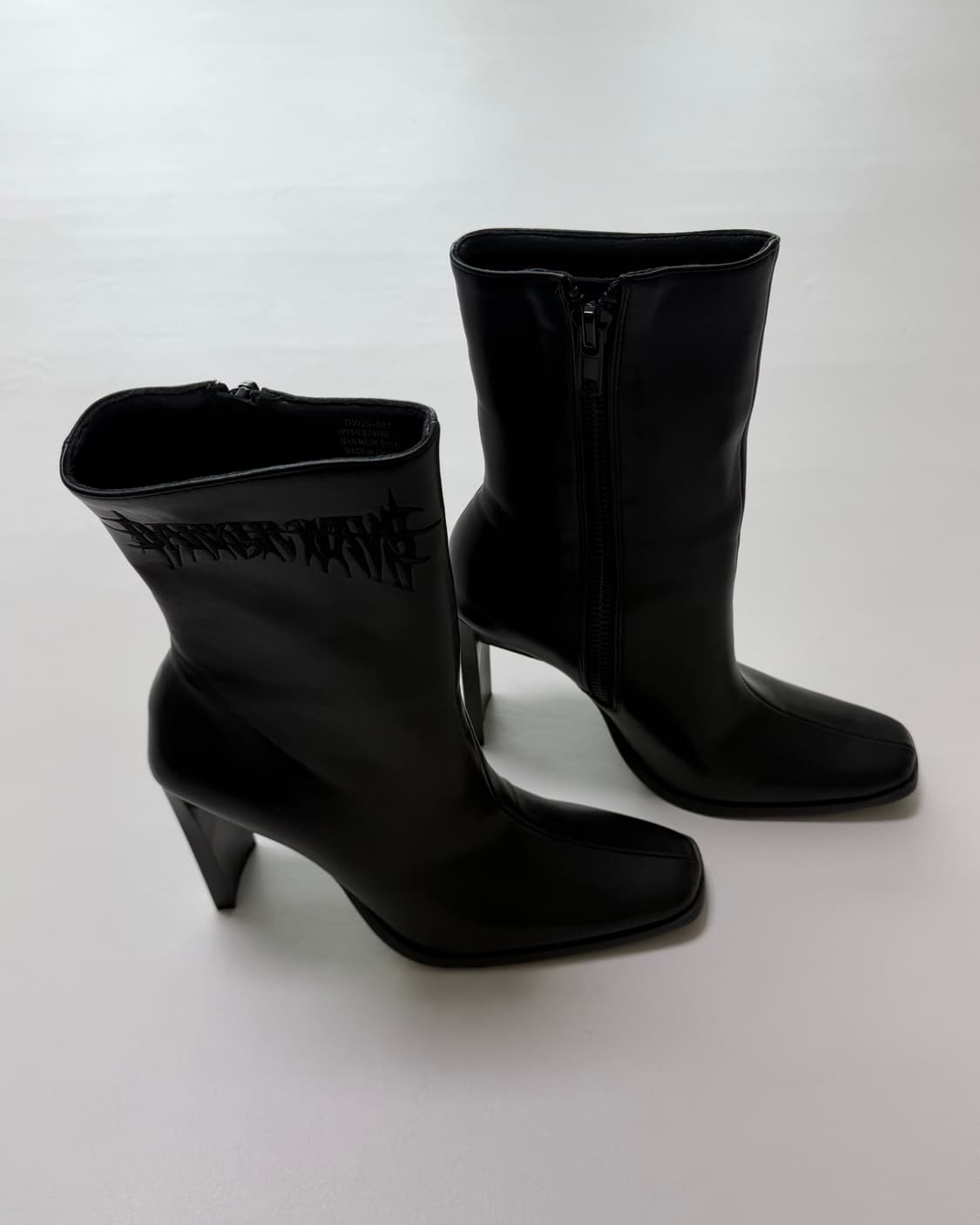 (dolls kill) darker wavs 앵클 하이힐 부츠 상품이미지5