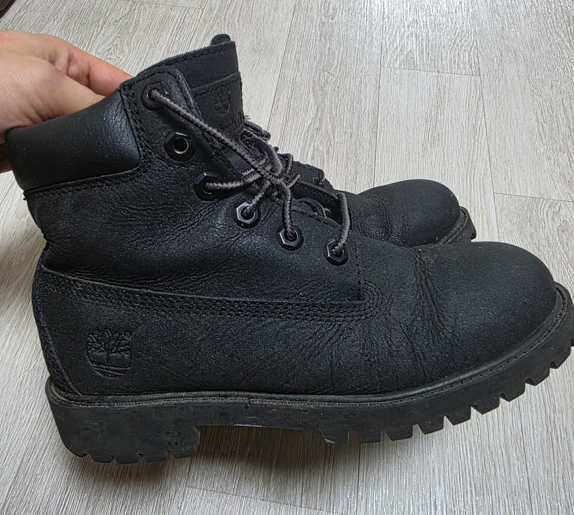 [220~225]팀버랜드 6인치 워터프루프 블랙 여성부츠 상품이미지7