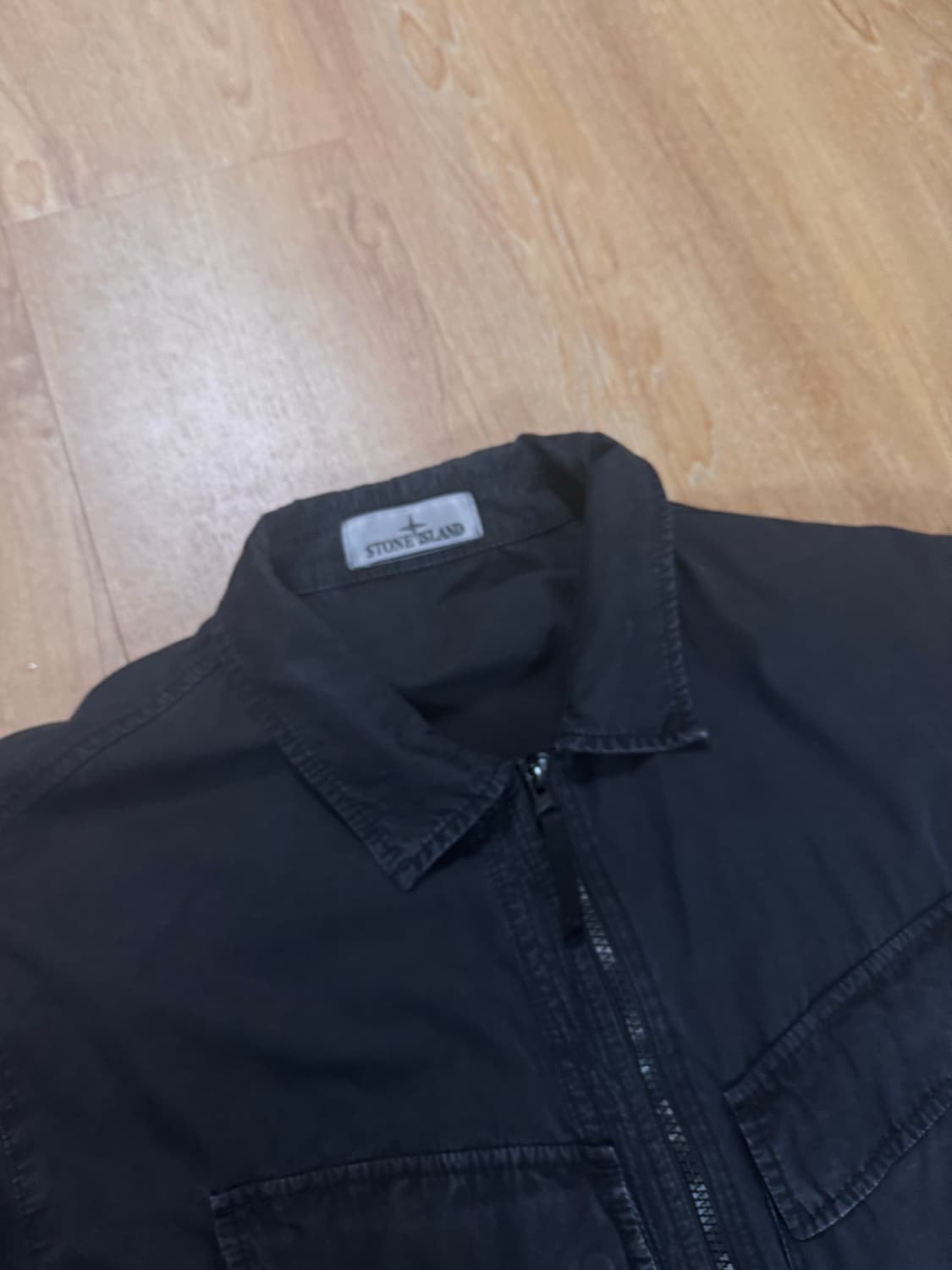 2xl 스톤아일랜드 가먼트다잉 자켓  정품 qr 상품이미지2