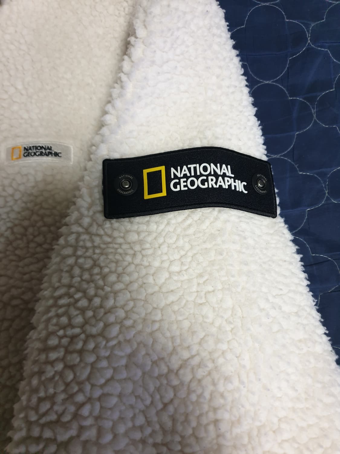 내셔널지오그래픽 코스토니 플리스 뽀글이 후드집업 점퍼 아이보리 (XL) 상품이미지3