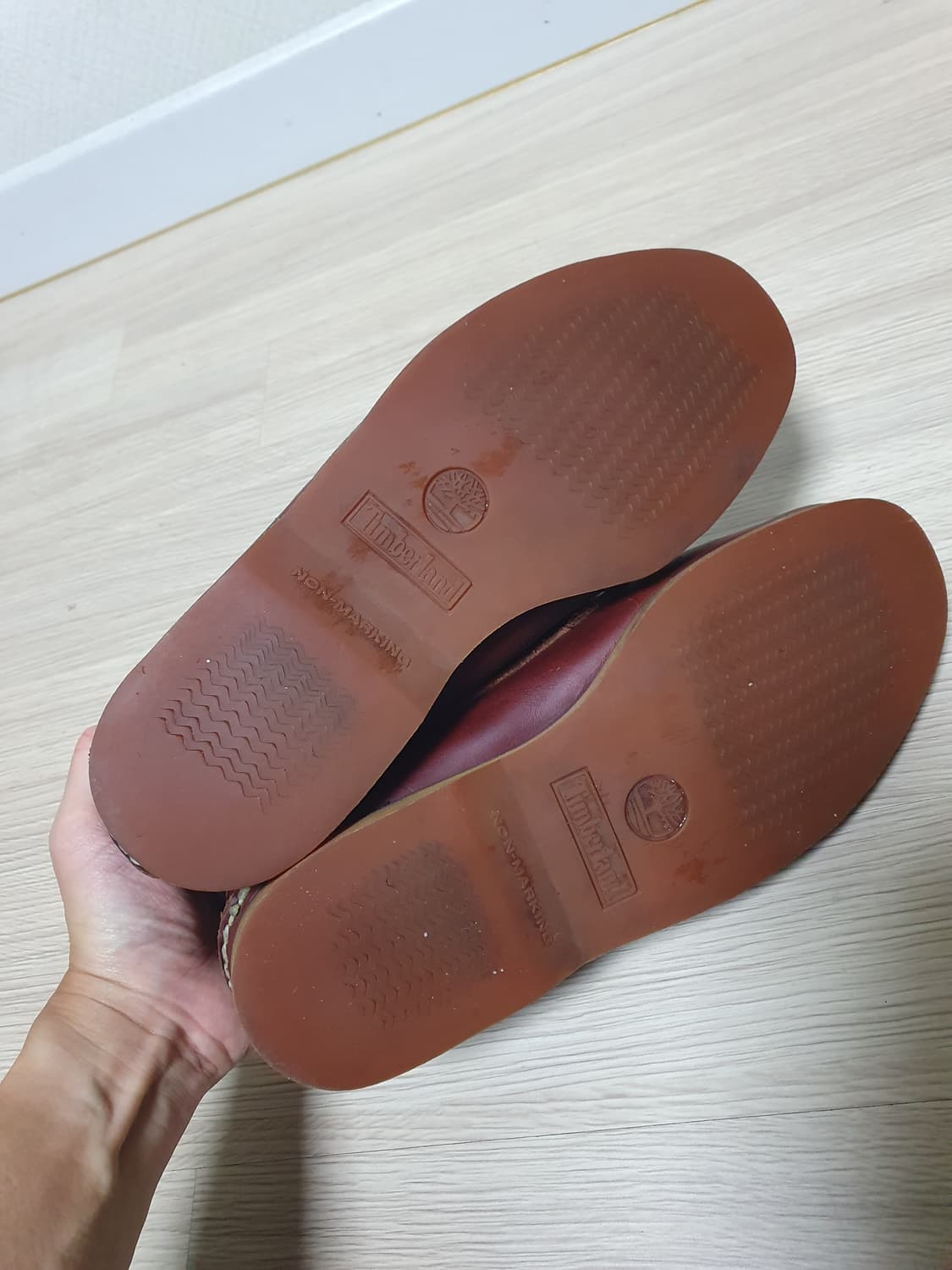 팀버랜드 보트 슈즈 브라운 275~80 상품이미지7