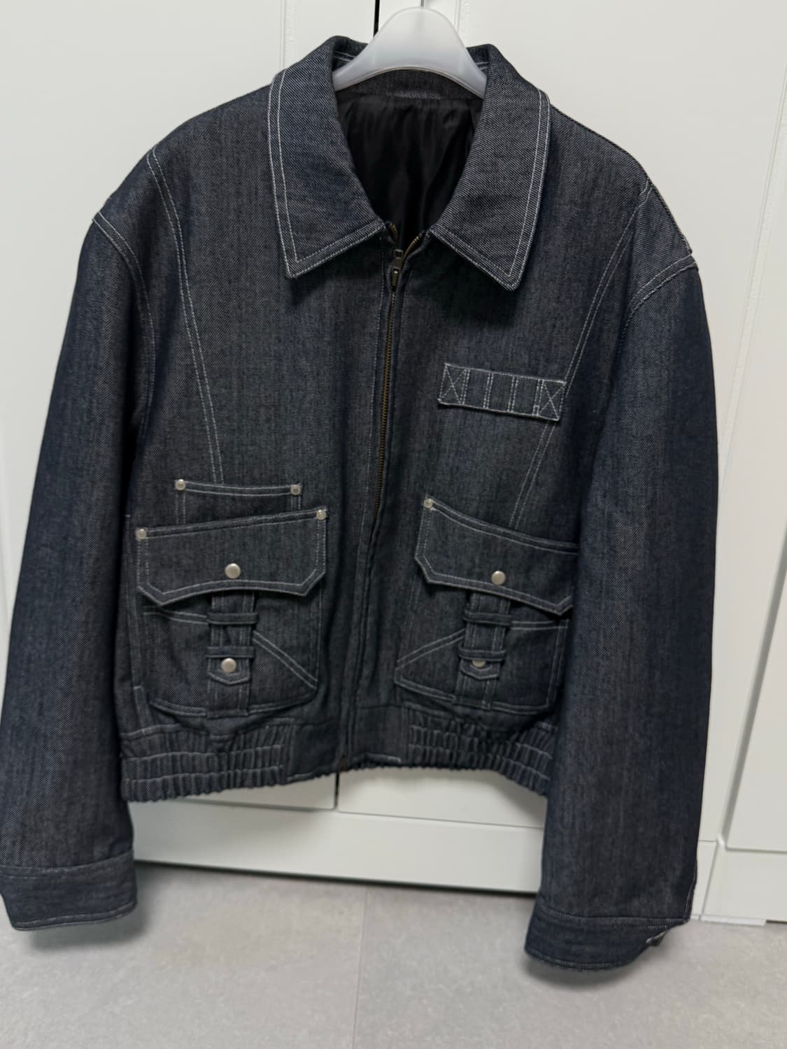 엘무드 카펜터 데님 자켓 48 상품이미지1