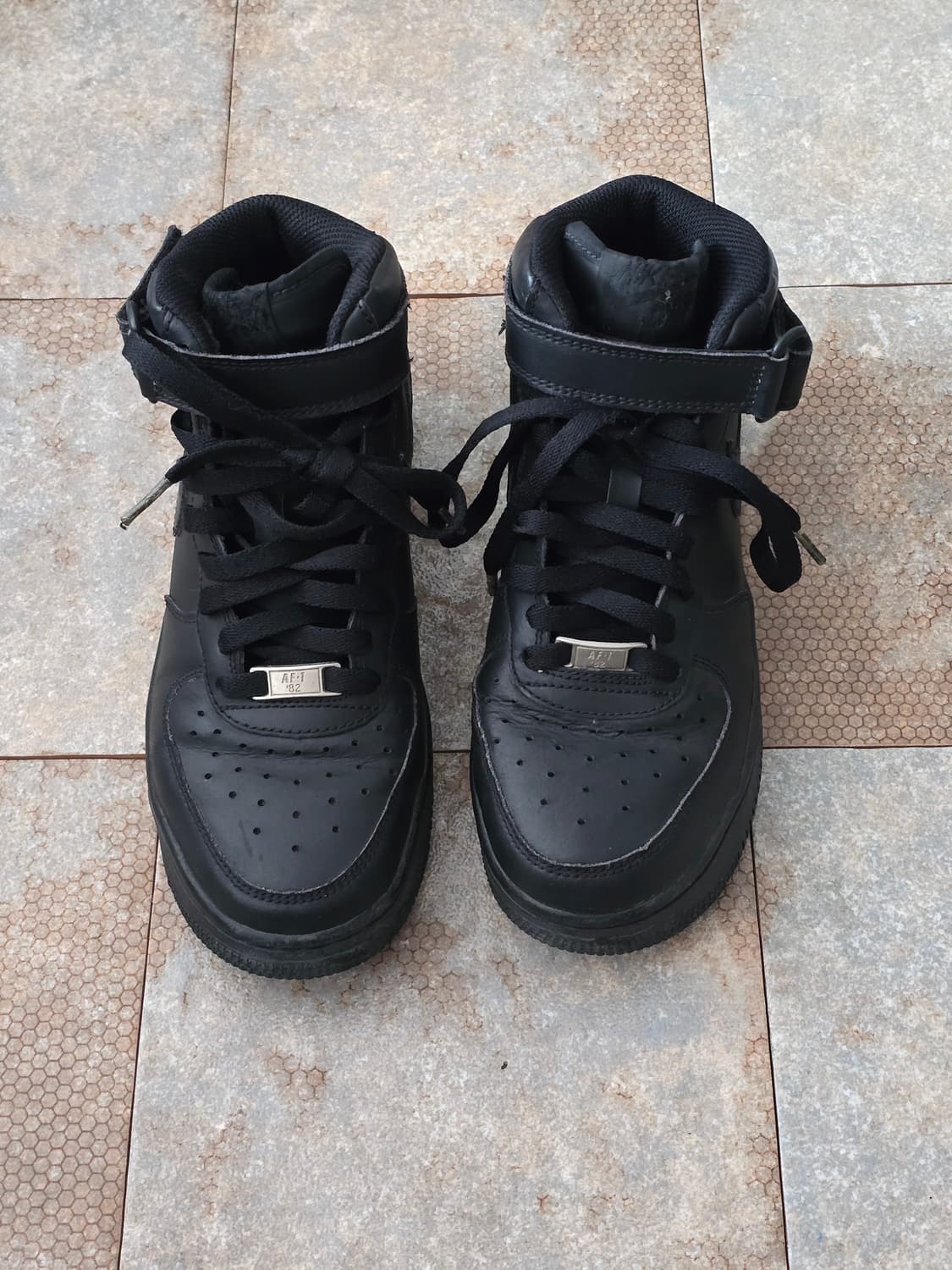 (235)나이키 빈티지 에어포스 1 07 미드 올검 상품이미지2