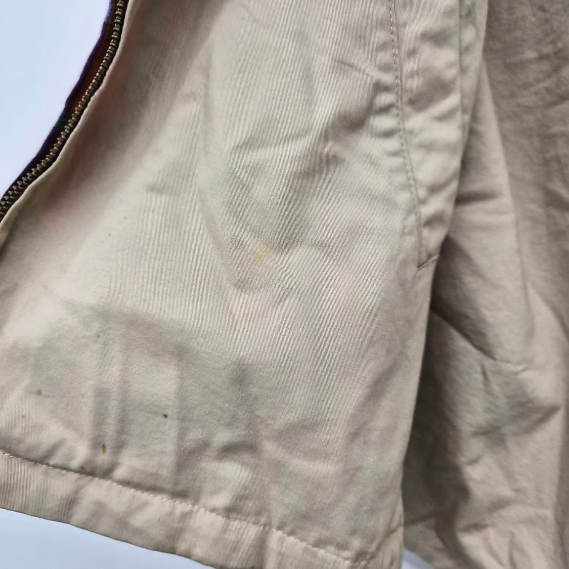 폴로 랄프로렌 체크 후드 바람막이 자켓 남성 M 상품이미지4