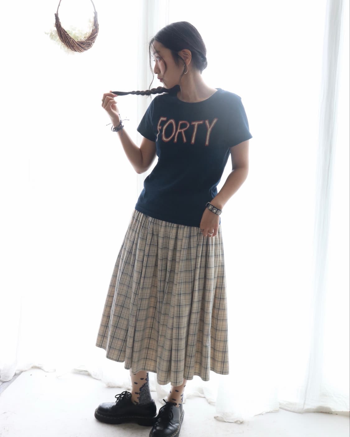 [45rpm] Indigo Denim FORTY-FIVE T-Shirt 상품이미지3