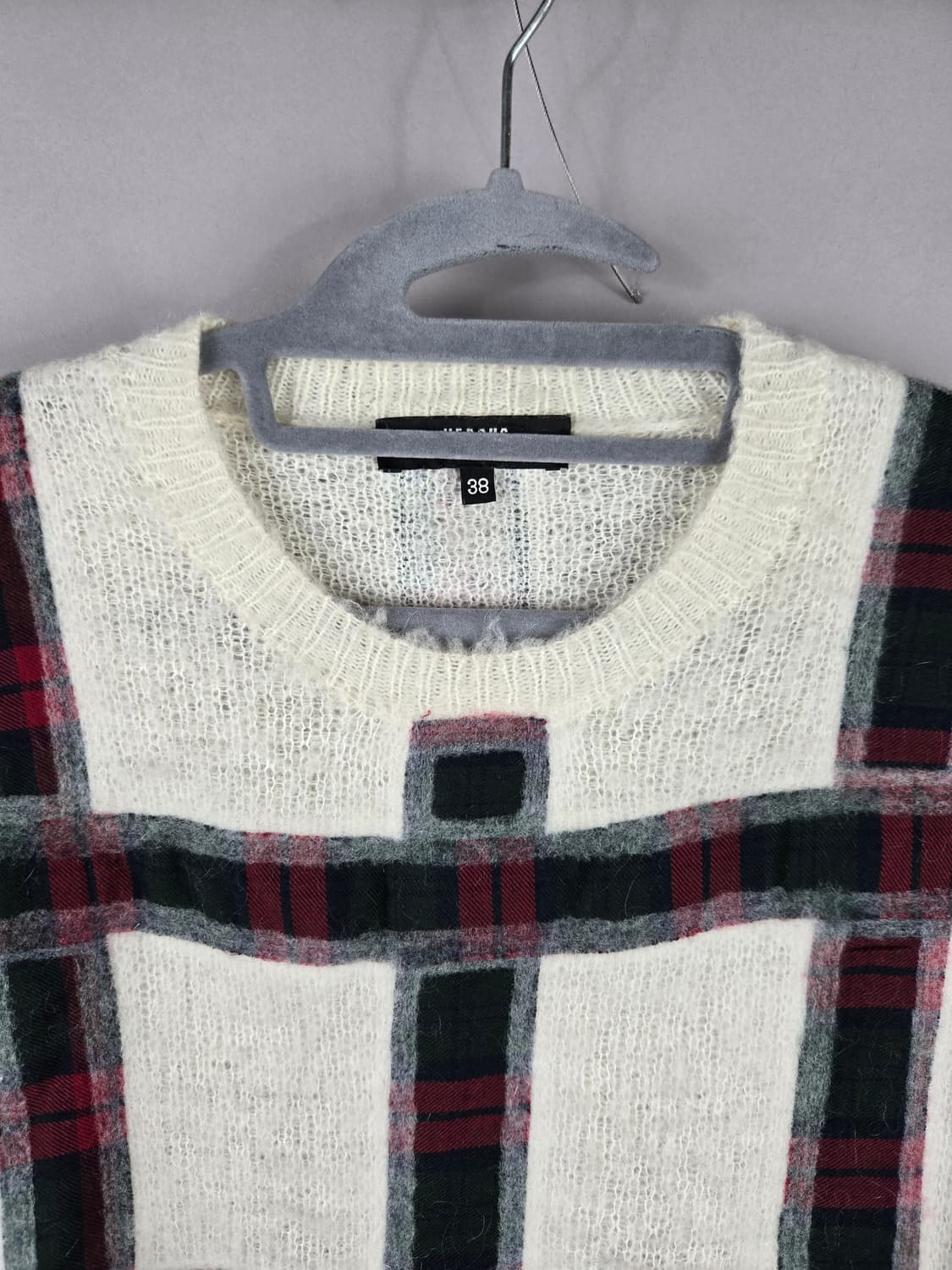 [무료배송]베르수스 베르사체 38 여성 모헤어 니트 정품 한글택 상품이미지2