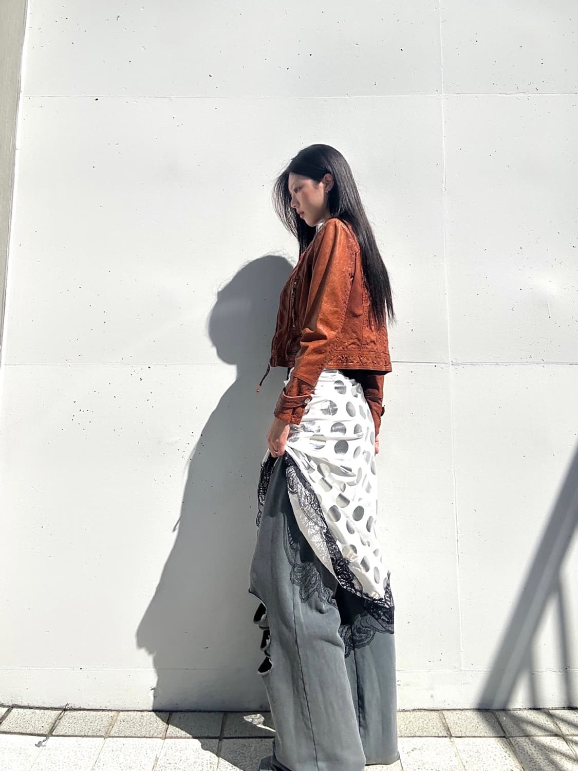 Grunge easy pants / charcoal 상품이미지5