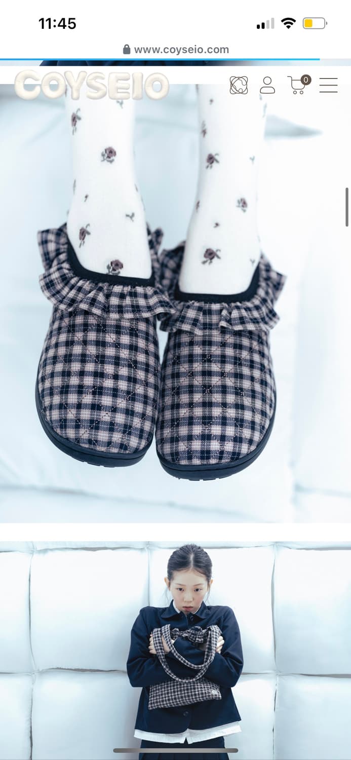 코이세이오 스부 체크 패딩 슈즈 풀구성 (슈케이스 포함) 상품이미지3