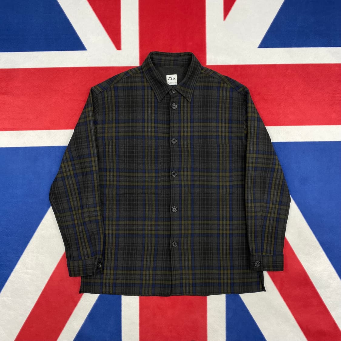 자라 플란넬 셔츠 XL  상품이미지1