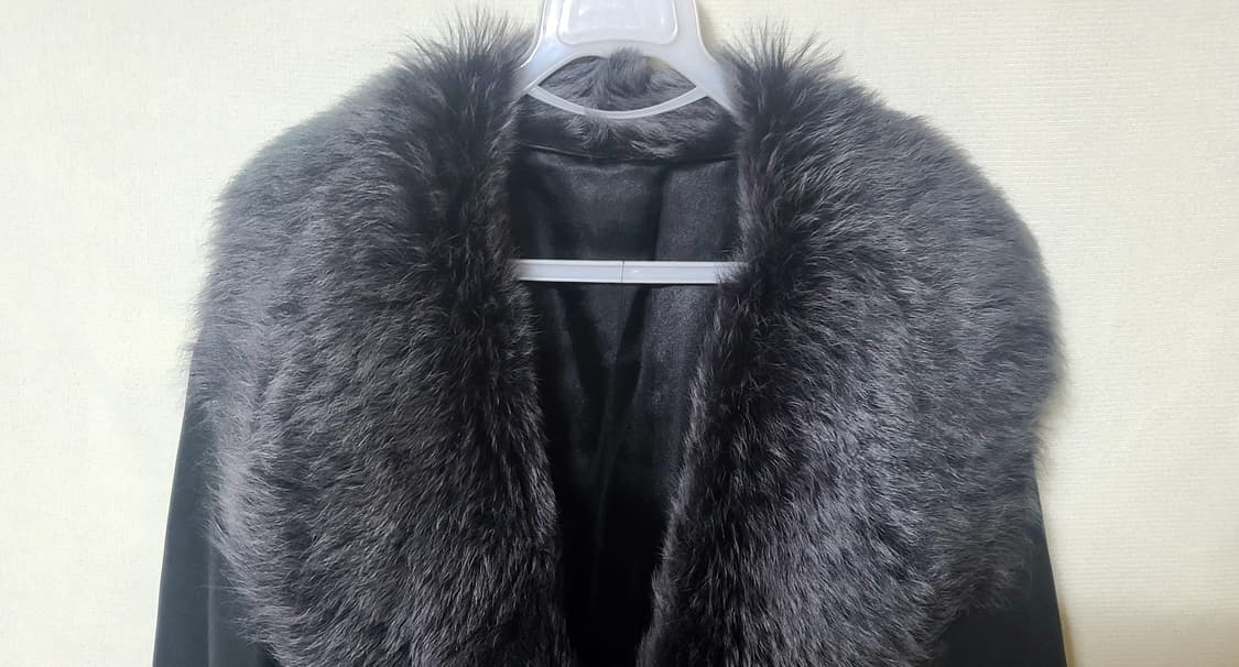 90s 슬림핏 하프 퍼코트 양가죽 44~55 상품이미지5